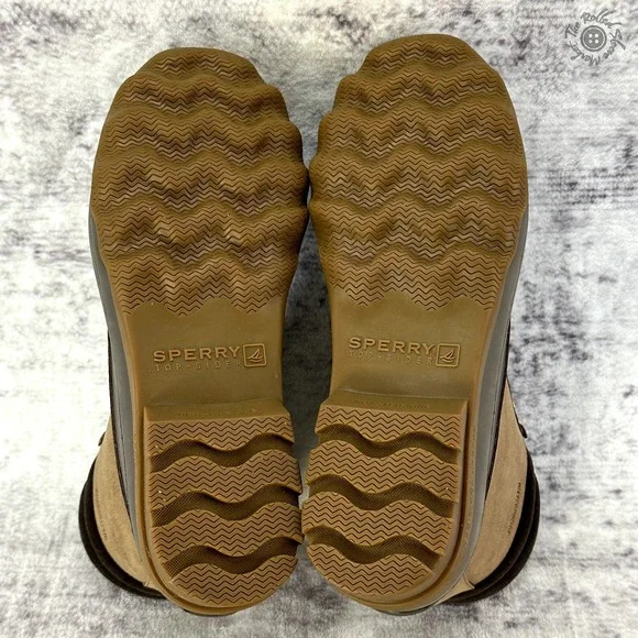 Sperry Brown and Black Men's Boots - Picture 6 of 8